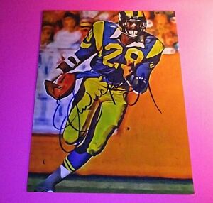 Eric Dickerson, 8.5x11" Photo Signed, Autograph Photograph, Rams, Awesome photo!