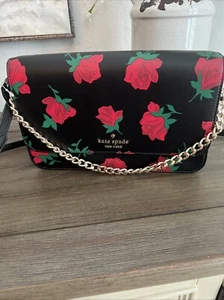 Cartera Bandolera Kate Spade Solapa Rosa Toss Negra Multi $339.99 Madison - Imagen 1 de 19