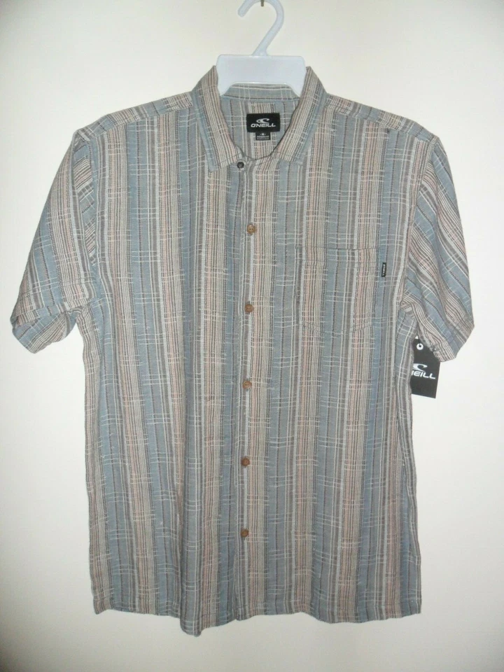 O'NEILL Men's S/S Button-Up Shirt COSMO - DBL - Medium - NWT - Image 1 of 1