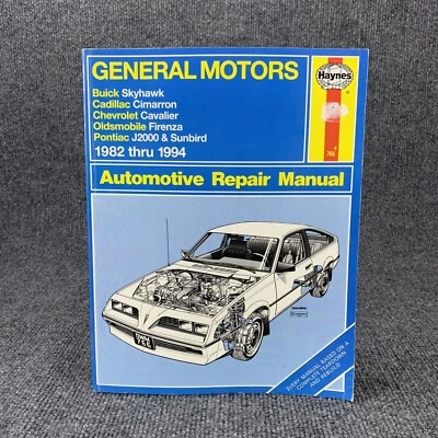 General Motors Manual 1982-1994 Automotive Repair Buick Cadillac Chevy Pontiac - Image 1 of 4