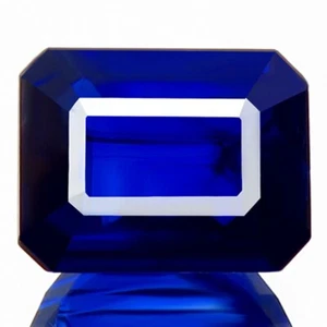 3.67ct FANTASTIC NATURAL BEST 5A+ BLUE KYANITE STUNNING OCTAGON CUT GEM 9x7mm - Picture 1 of 7