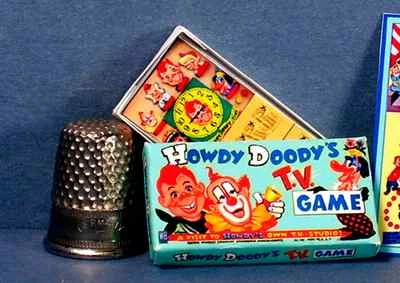 Кукольный домик миниатюрный 1:12 Howdy Doody ТВ-игра 1950-е ретро кукольный домик игровая игрушка - Изображение 1 из 3