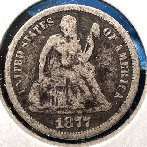 1877 10C Liberty Seated Dime (74264) Cover