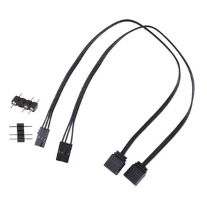 Adapter Cable for Corsairs QL LL120 RGB to ARGB 4Pin 3Pin Connector Cord 2PCS - Afbeelding 1 van 8