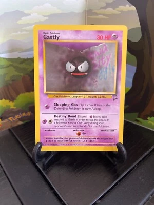 Gastly 75/130 - Base Set 2 - Common - Pokemon Card TCG - LP - Image 1 of 3