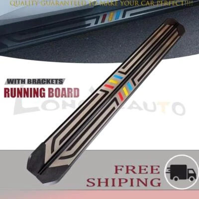 Running Boards Side Steps  For Subaru XV Crosstrek 2018-2025 Nerf Bar Non-Slip - Image 1 of 4