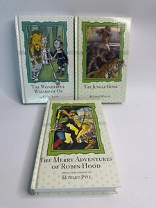 Hardcover Books - The Wonderful Wizard Of Oz, The Jungle Book & Robin Hood - Picture 1 of 3