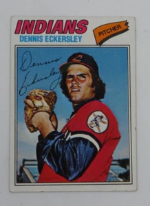 1977 Topps Dennis Eckersley Cleveland Indians No 525 - Picture 1 of 2