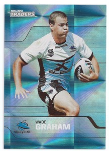 2013 NRL Traders Base Card 128 Wade GRAHAM Cronulla Sharks