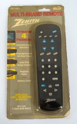 Zenith MBC4400 Universal Remote Control - Image 1 of 3