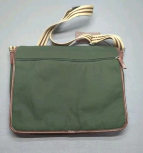 SLOAN MESSENGER BAG IN GREEN CANVAS BY BAEKGAARD. NWT - Picture 1 of 8