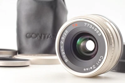 [MINT in Case] Contax Carl Zeiss Biogon T* 28mm f/2.8 Lens for G1 G2 From JAPAN - Image 1 of 4