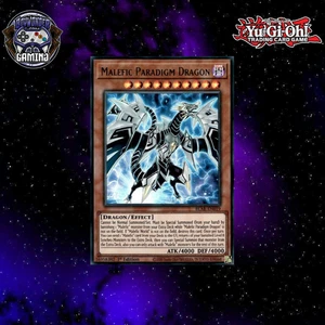 1st Edition Ultra Rare Malefic Paradigm Dragon BLAR-EN019 M/NM - Picture 1 of 2