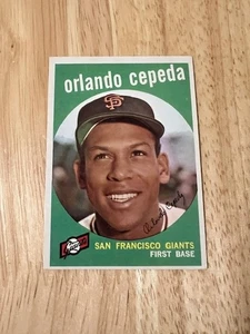 1959 Topps - Orlando Cepeda #390 - Bild 1 von 2
