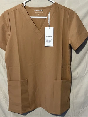 Blusa Médica Mandala Para Mujer 6 Bolsillos Cuello en V Talla XS Nueva Con Etiquetas Foto 1 de 4