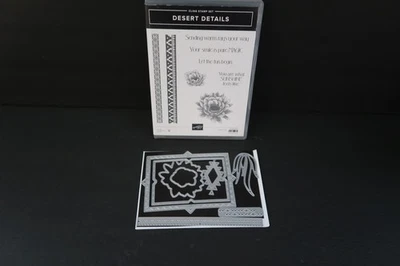 Набор марок и штампов Stampin Up ДЕТАЛИ ПУСТЫНИ цветок кактуса юго-западная граница - Изображение 1 из 4