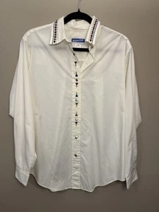 Pendleton Knockabouts Women’s Vintage Long Sleeve Aztec Button Up Shirt Size 10 - Picture 1 of 10
