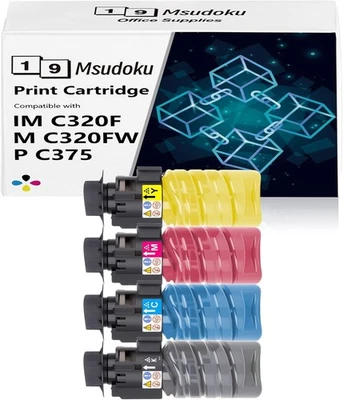 Cartucho de tóner compatible Msudoku IM C320 IM C320F para carro de tóner Ricoh IM C320 Foto 1 de 4