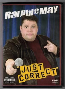 RALPHIE MAY Just Correct [2004] DVD (insert included) Too Fat, PC, Kobe, Sniper - Picture 1 of 5