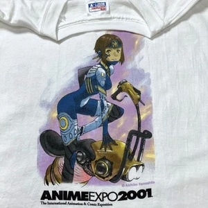 Anime Expo 2001 Vintage T-Shirt Yamashita Akihiko Japanese Animation Fans - Picture 1 of 11