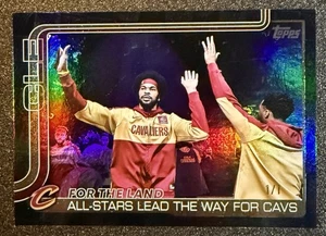 2025 Topps NBA Flagship - "FOR THE LAND"  Season Tip Off BLACK 1/1 Cleveland - Picture 1 of 3