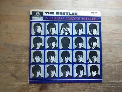 The Beatles A Hard Days Night 3N/3N 1st Press Mono VG+ Vinyl LP Record PMC 1230 - Photo 1/4