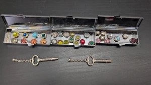 Collectible Lottie Dottie Magnetic Case With 30 Charms 3 Cases 2 Keys - Picture 1 of 6