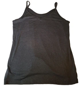 Woman’s Scrunch Back, String Shoulders, Top, M, Gray, 23110803 - Picture 1 of 5