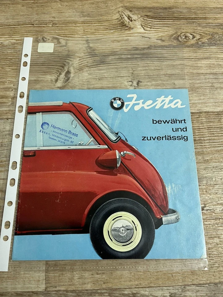 Folleto BMW Isetta probado y fiable folleto automóvil R Foto 1 de 1