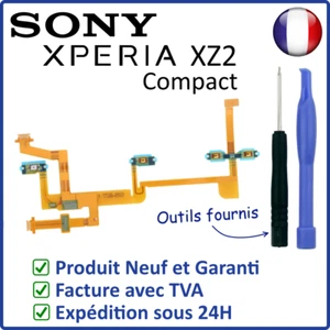 NAPPE DES BOUTONS POWER ALLUMAGE VOLUME PHOTO DU SONY XPERIA XZ2 COMPACT MINI - Photo 1 sur 5