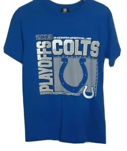 NWT! MSRP $25.00! NFL Indianapolis Colts 2013 Playoffs Shirt! Adult Small. - Picture 1 of 2