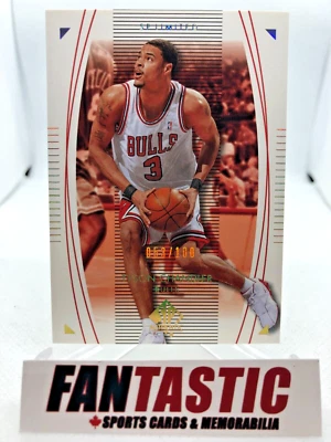 Tyson Chandler /100 #9 2003-04 SP Authentic Limited NBA Basketball Card - Image 1 of 2