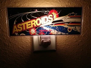 Asteroids Arcade Marquee Night Light - Picture 1 of 1