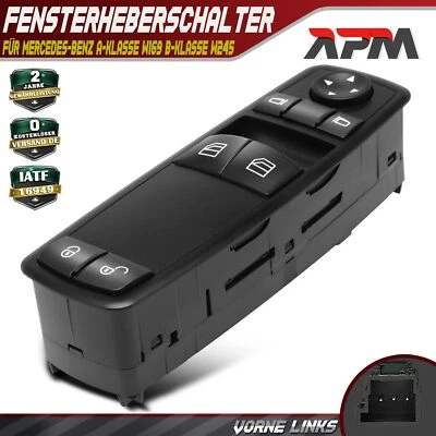 Fensterheberschalter Vorne links für Mercedes-Benz A-Klasse W169 B-Klasse W245 - Bild 1 von 4