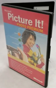 Vintage 2002 Microsoft Picture It! Foto Premium Version 7.0 CD P/N: X08-80532 - Bild 1 von 3