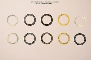 ETA 2824-2  2892A2 date indicator disc many version, datum - disque Part 2557 - Bild 1 von 11