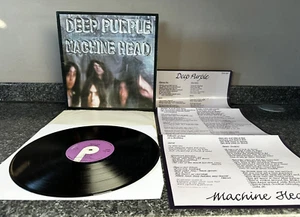 LP VINYL DEEP PURPLE MACHINE HEAD TPSA 7504 UK 1ST PRESS 1972 EX/EX SUPERB - Picture 1 of 10