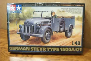 KIT MODELO TAMIYA ESCALA 1/48 ALEMÁN STEYR TIPO 1500A/01 #32549 - Imagen 1 de 1