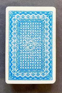 Vintage Plastik Spielkarten Deck gebraucht für Poker Ramino - Bild 1 von 2