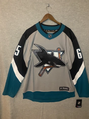 San Jose Sharks Erik Karlsson Alternate Breakaway Fanatics Jersey Men Small Cover