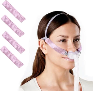 4 Pack Satin CPAP Strap Covers CPAP Face Cushion Universal and Comfort Silky CPA - Picture 1 of 12