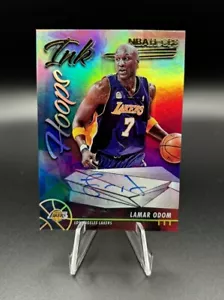 2021-22 Panini NBA Hoops Ink Lamar Odom #HI-LOD Auto Los Angeles Lakers NBA Ssp - Imagen 1 de 2