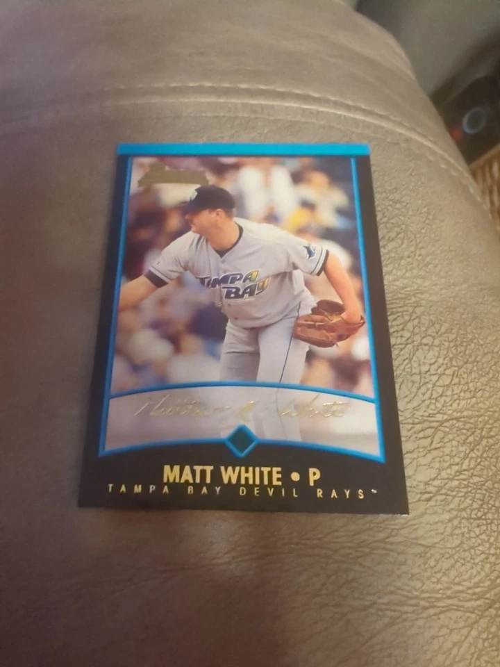 2001 (DEVIL RAYS) Bowman Gold #207 Matt White - Image 1 of 2