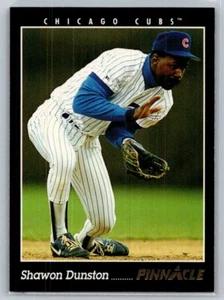 1993 Pinnacle Baseball #89 Shawon Dunston - VG - Chicago Cubs - Picture 1 of 2