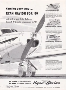 1949 Navion Aircraft ad 12/20/2023o - Picture 1 of 1
