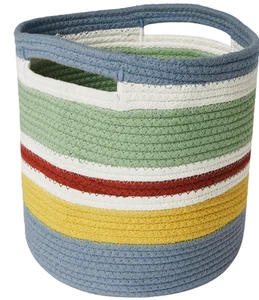 IKEA STRANDSKATA Storage Bag For Kids Play Room Braided Multicolour 20cm 7 3/4" - Picture 1 of 6