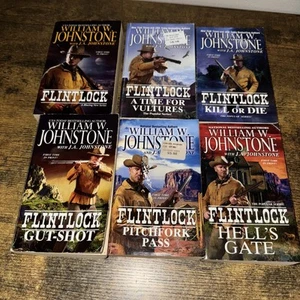 William W Johnstone complete set all 6 paperback books from Flintlock Series - Picture 1 of 2