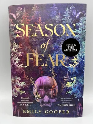 SIGNED - Season of Fear By Emily Cooper Sprayed Edges New 1st Edition Hardback - Image 1 of 4