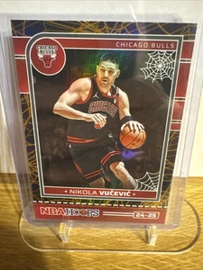 Nikola Vucevic 2024-25 Panini  Haunted Hoops HOLO WEB #79 Bulls!!!! - Picture 1 of 2