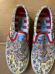 Vans x Where's Waldo Slipper Größe 6 US Herren/7,5 Damen -- Unisex EU 38 - Bild 1 von 8